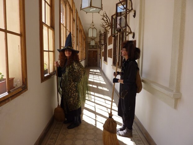 V arkádové chodbě